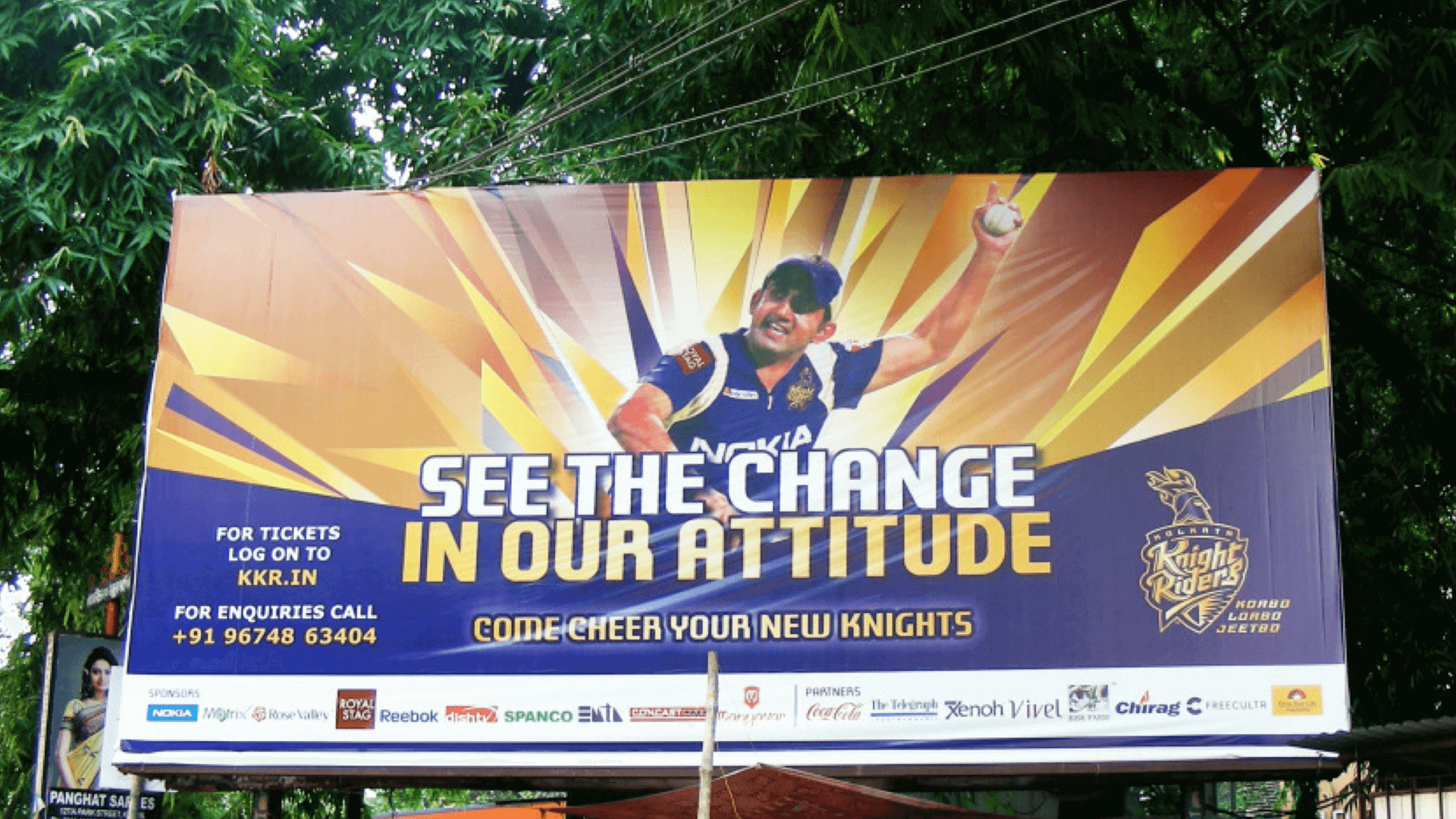 10. Sports – Kolkatta Knight Riders – signage