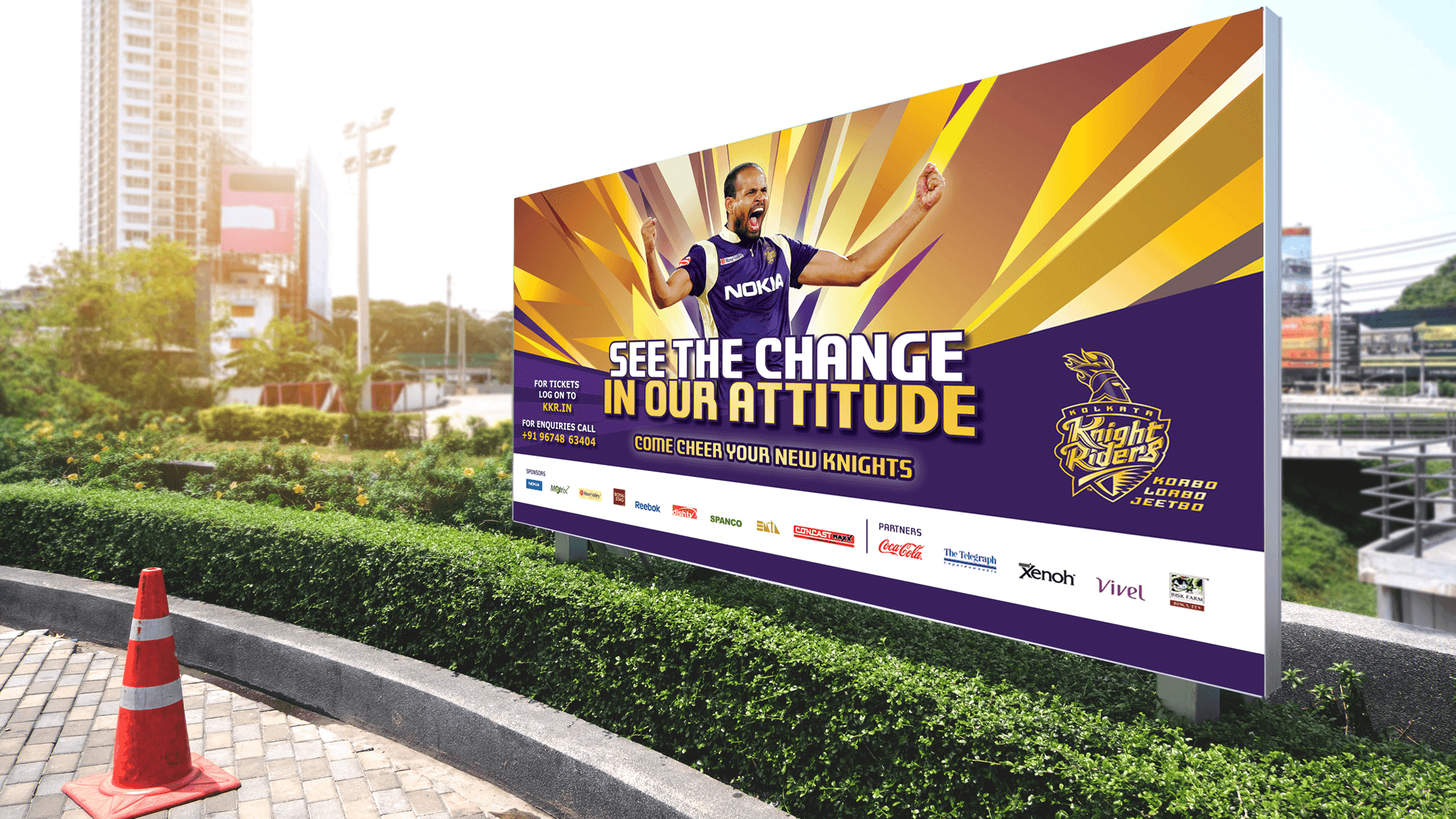 2. Sports – Kolkatta Knight Riders – signage