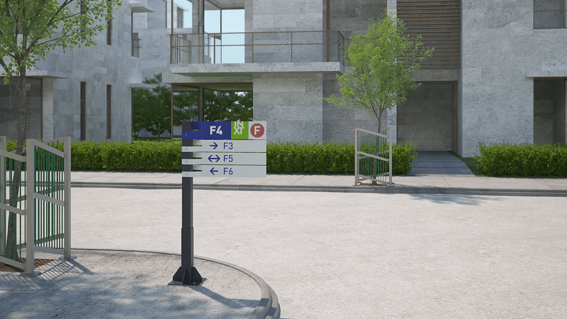 3. Realty – Vatika India NXT – Signage