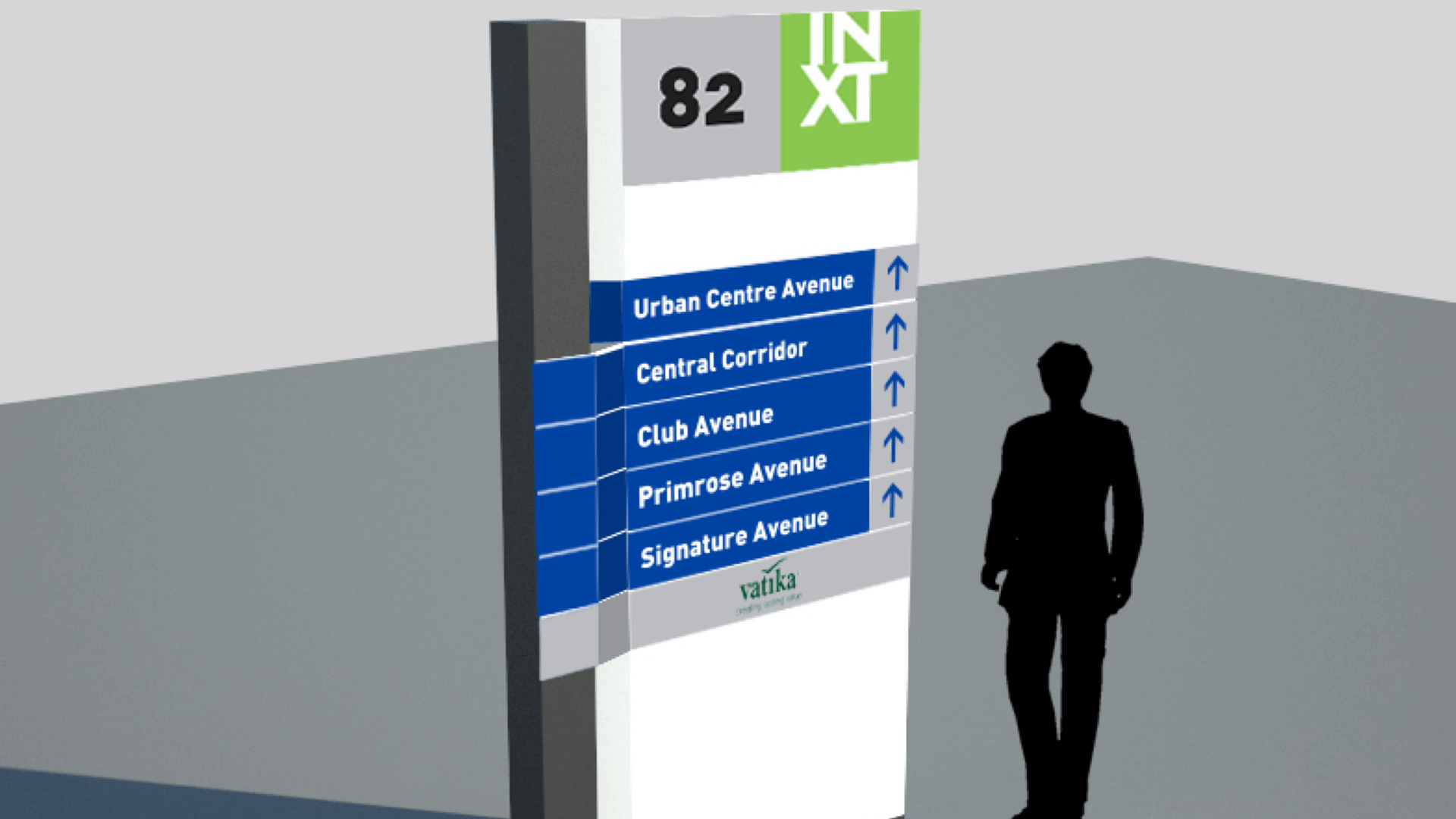 7. Realty – Vatika India NXT – Signage