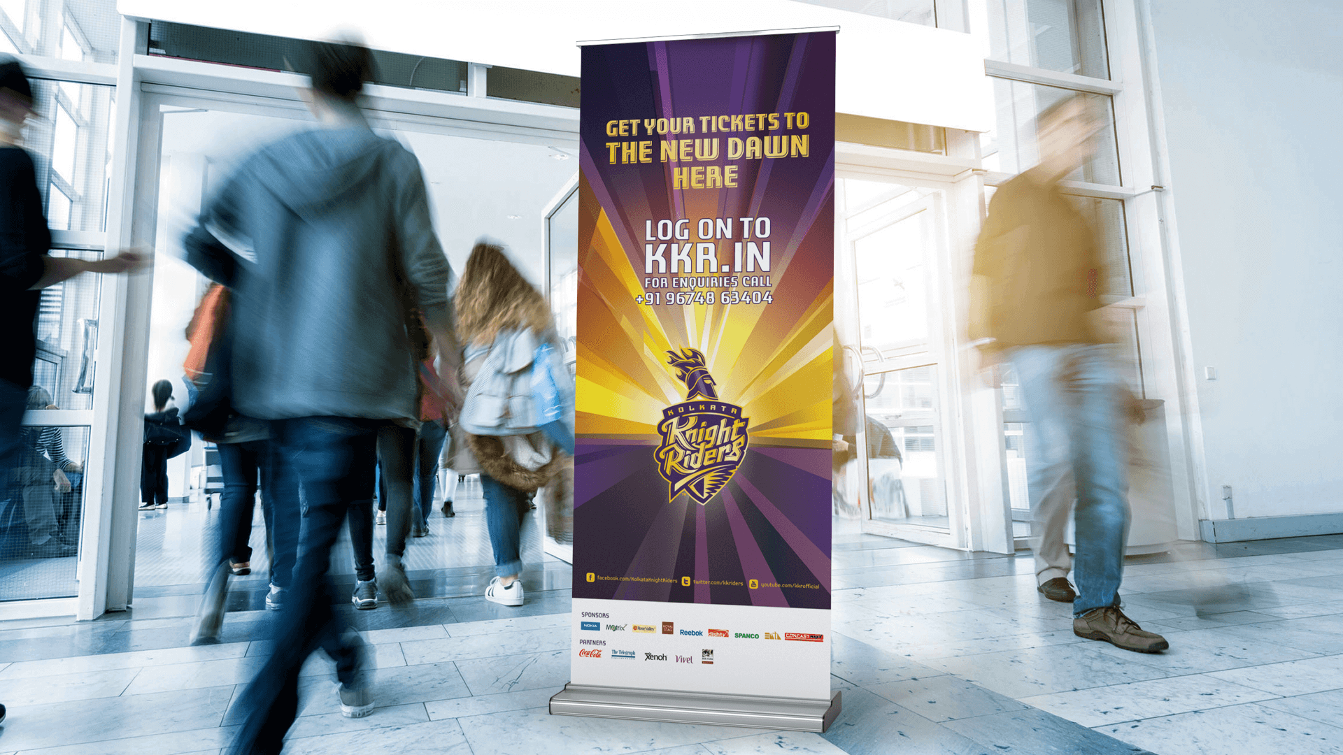 8. Sports – Kolkatta Knight Riders – signage