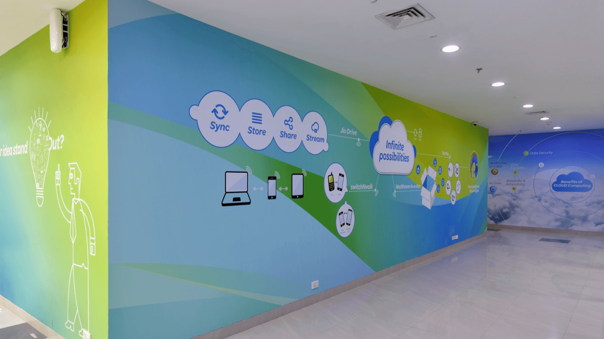 4. IT & Telecom – Reliance Jio Cloud – space